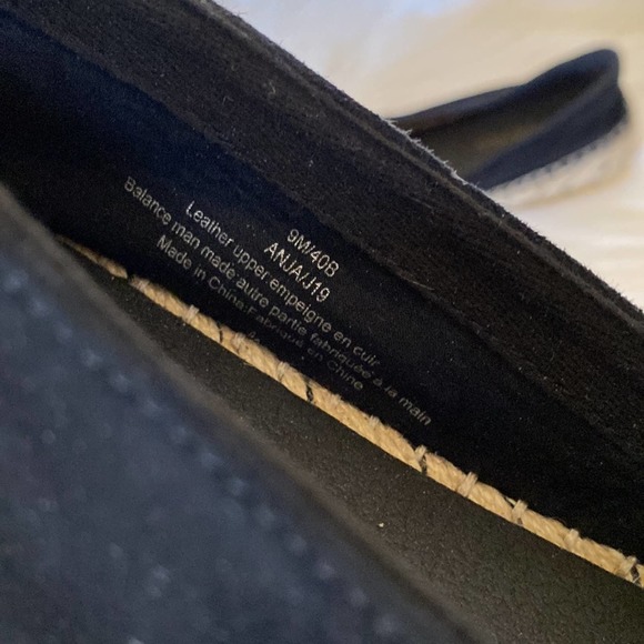 Karl Lagerfeld Paris Anja Espadrille Flats Black 9M - Picture 11 of 12